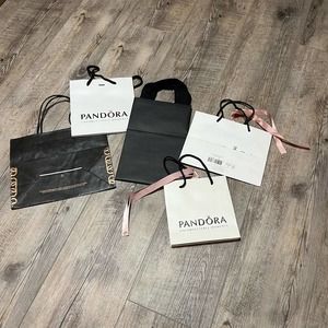Shinola Detroit Alex and Ani Pandora Shopping Bags Set